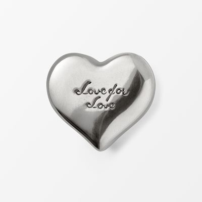 Heart with Lid Love for Love - Svenskt Tenn Online - Width 7 cm Height 2,5 cm, Pewter, Estrid Ericson