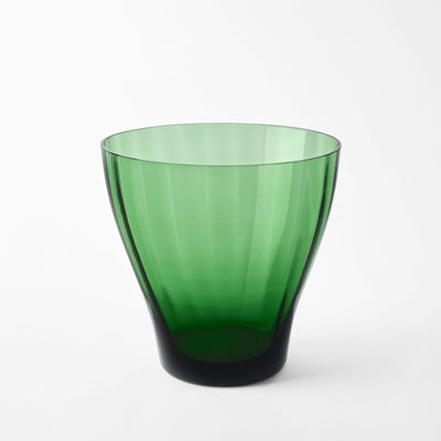 Vase Iris - Svenskt Tenn Online - Diameter 19 cm Height 20 cm, Glass, Green, Ann Wåhlström
