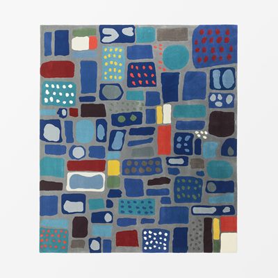 Rug Frank Mosaik -  Length 300 cm Width 260 cm, Wool, Josef Frank | Svenskt Tenn