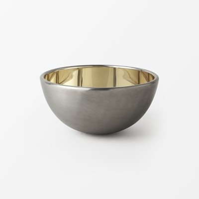 Bowl Round - Diameter 17 cm , Pewter & Brass, Sebastian Schildt | Svenskt Tenn