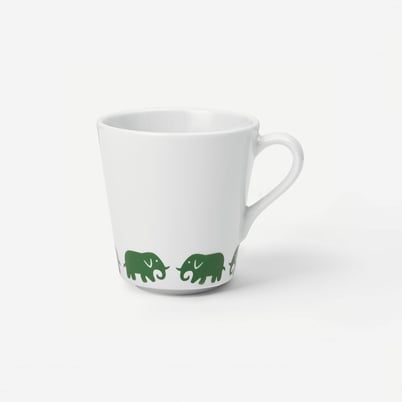 Cup Small Elefant - Green | Svenskt Tenn