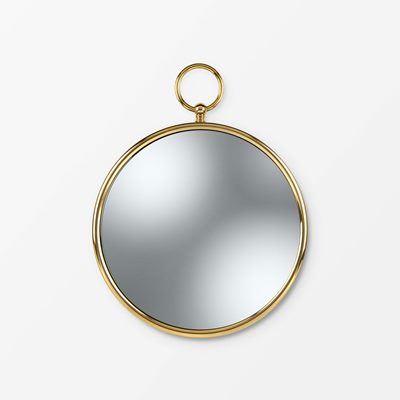 Mirror Fornasetti Convex - Svenskt Tenn Online - Ø30 cm, Metal Glass, Fornasetti
