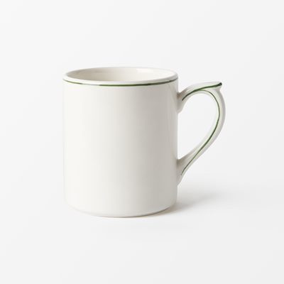 Cup Filet - Diameter 8,5 cm Height 9 cm, Faience, Green, Gien | Svenskt Tenn
