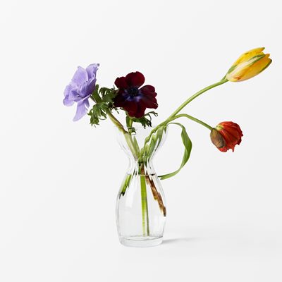 Vase Iris - Ø11,5 cm Height 24 cm, Glass, Clear, Ann Wåhlström | Svenskt Tenn