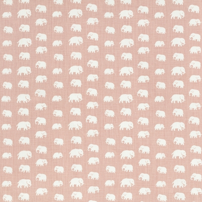 Fabric Sample Elefant - Svenskt Tenn Online - Linen 315, Light Pink, Estrid Ericson