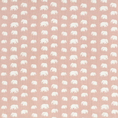 Fabric Sample Elefant - Linen 315, Light Pink | Svenskt Tenn