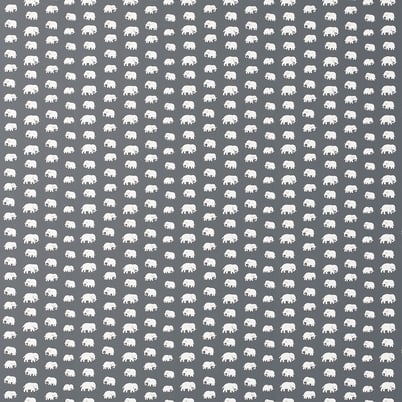 Wallpaper Elefant - Grey | Svenskt Tenn