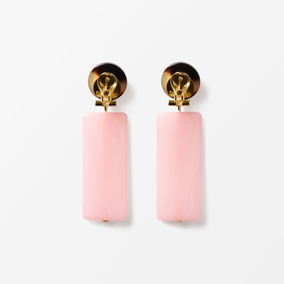 Earrings Milano Plate - Pink | Svenskt Tenn