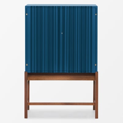 Cabinet 2192 - Width 80 cm, Height 125 cm, Blue | Svenskt Tenn