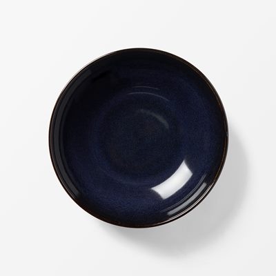 Pasta Plate Jars Turron Indigo - Svenskt Tenn Online - Ø24 cm, Stoneware, Round, Indigo, Jars France