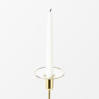 Candle Ring Glass - Svenskt Tenn Online - Diameter 6,5 cm, Gold, Nybro Crystal