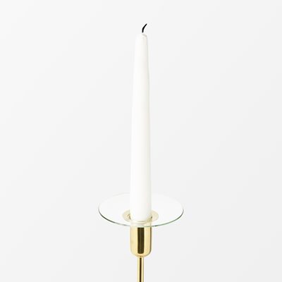 Candle Ring Glass - Svenskt Tenn Online - Diameter 6,5 cm, Glass, Round, Clear, Nybro Crystal