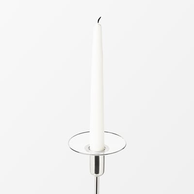 Candle Ring Glass - Svenskt Tenn Online - Diameter 6,5 cm, Silver, Nybro Crystal