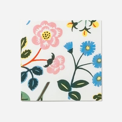 Card Svenskt Tenn - Width 12 cm, Length 12 cm, Mille Fleurs | Svenskt Tenn