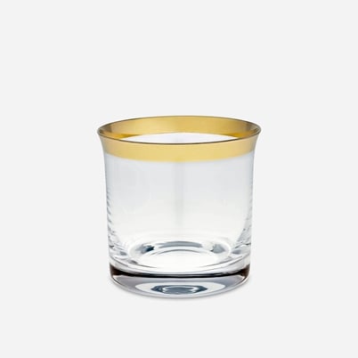 Glass Wide Golden Brim | Svenskt Tenn