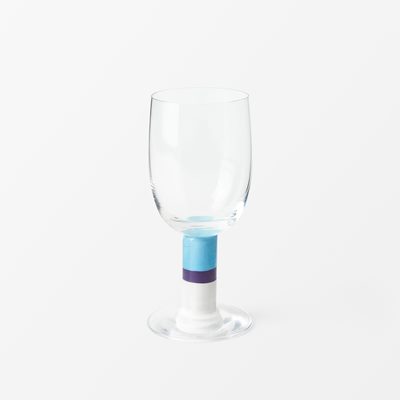 Popglas - Diameter 7,5 cm Höjd 16,8 cm, Glas, Blå, Gunnar Cyrén | Svenskt Tenn