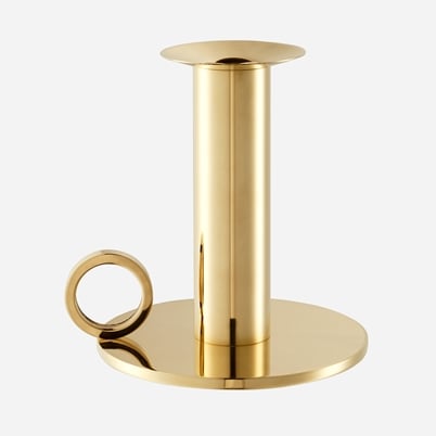 Candle Holder Chamber - Diameter 12,5 cm, Brass | Svenskt Tenn