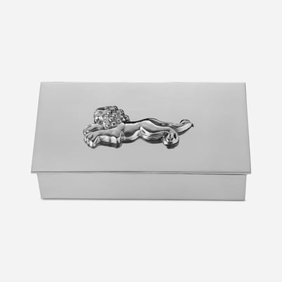 Box with Lid Lion | Svenskt Tenn