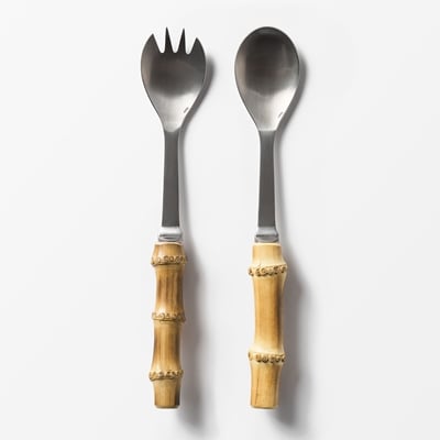 Cutlery Bamboo - Svenskt Tenn Online - Height 28 cm, salad cutlery, Jean Philip Orfevre