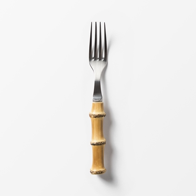 Cutlery Bamboo - Svenskt Tenn Online - Height 22,5 cm, Fork, Jean Philip Orfevre