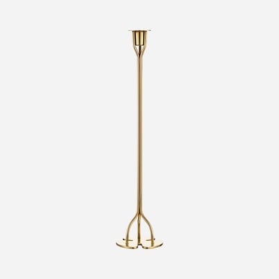 Candle Holder Clover - Height 40 cm, Brass | Svenskt Tenn