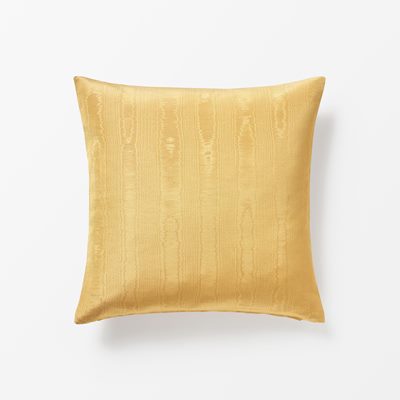 Cushion Misa Moiré - Length 50 cm Width 50 cm, Viscose & Linen, Moiré, Yellow, Svenskt Tenn | Svenskt Tenn