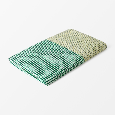 Tablecloth Persephone - Svenskt Tenn Online - Length 250 cm, Emerald green, Jean-Baptiste Lescudé