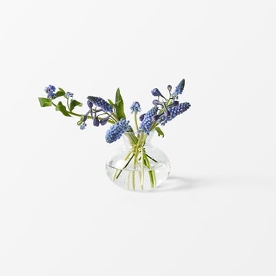 Vase Pion - Diameter 10 cm, Height 9 cm, Clear | Svenskt Tenn