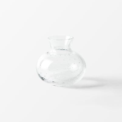 Vase Pion - Diameter 10 cm, Height 9 cm, Clear | Svenskt Tenn