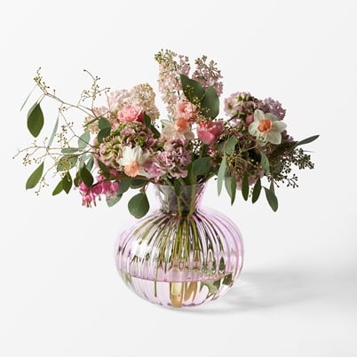 Vase Pion - Diameter 30 cm, Height 24 cm, Pink | Svenskt Tenn