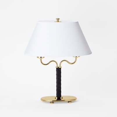 Table lamp 2388 - Brass, Black | Svenskt Tenn