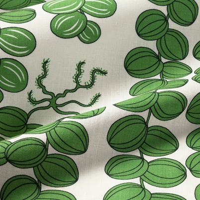 Fabric Sample Celotocaulis - Linen 450, Green | Svenskt Tenn