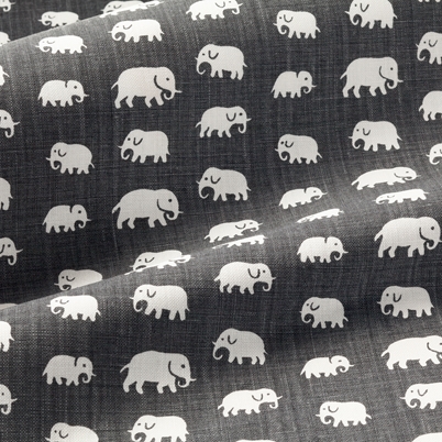 Fabric Sample Elefant - Linen 315, Grey | Svenskt Tenn