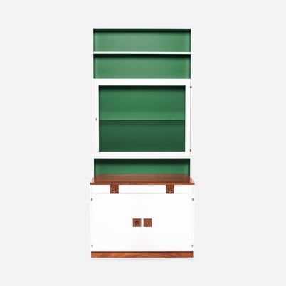 Bookcase 2255 with Glass Cabinet | Svenskt Tenn