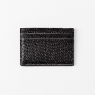 Cardholder Embossed Leather - Black | Svenskt Tenn