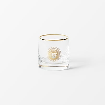 Glass Golden Brim and Emblem | Svenskt Tenn