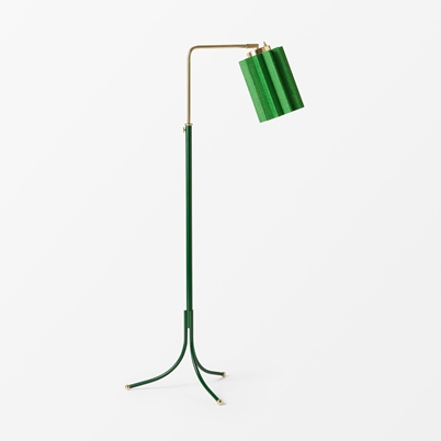 Lampshade Pleated For Frank - Height 22,5 cm, Green | Svenskt Tenn