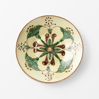 Plate Flower - Svenskt Tenn Online - Diameter 25 cm, Ceramics, Mixed Colours, Botosani Design
