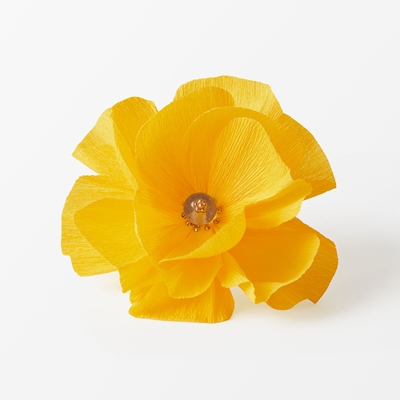 Flower Spira - Svenskt Tenn Online - Ø11 cm, Paper, Yellow, Sofia Vusir Jansson