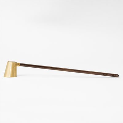 Candle Snuffer Skymning - Svenskt Tenn Online - Length 31 cm, Brass & Wood, Daniel Enoksson