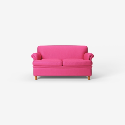 Sofa 678 - Svenskt Tenn Online - Length 150 cm, Height 78 cm, Vägen, Dark pink, Josef Frank