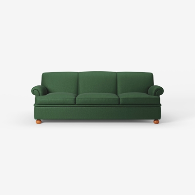 Sofa 703 - Svenskt Tenn Online - Length 230 cm, Vägen, Dark green, Josef Frank