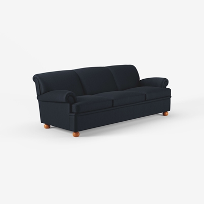 Sofa 703 - Length 230 cm, Vägen, Black | Svenskt Tenn