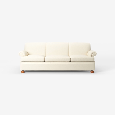 Sofa 703 - Svenskt Tenn Online - Length 230 cm, Vägen, White, Josef Frank