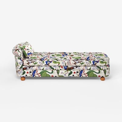 Couch 775 - Gröna Fåglar, Multi | Svenskt Tenn