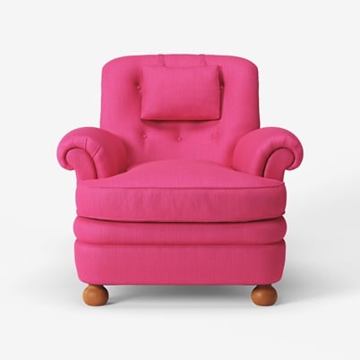 Armchair 336 - Vägen, Dark pink | Svenskt Tenn