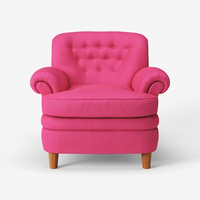 Armchair 568 - Vägen, Dark pink | Svenskt Tenn
