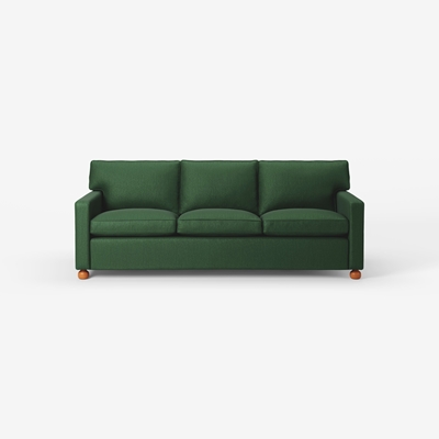 Sofa 3031 - Svenskt Tenn Online - Length 220 cm, Vägen, Dark green, Josef Frank