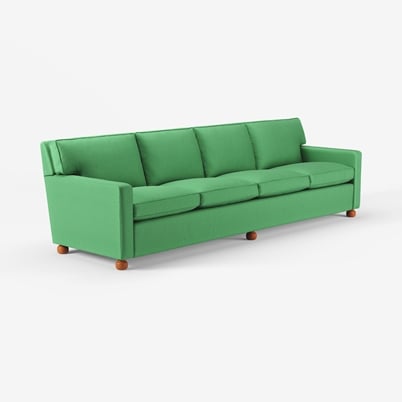 Sofa 3031 - Length 285 cm, Vägen, Green | Svenskt Tenn