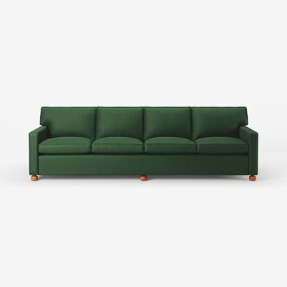 Sofa 3031 - Length 285 cm, Vägen, Dark green | Svenskt Tenn